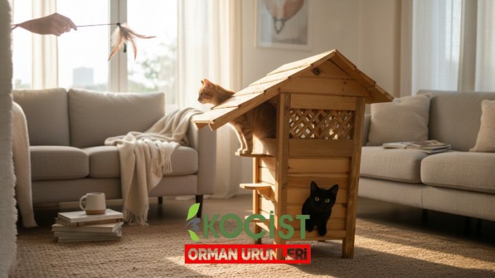 Ahsap-kedi-oyun-evi Model 1 - Görsel 5